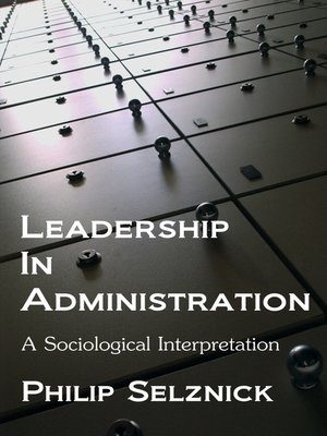 cover image of Leadership in Administration